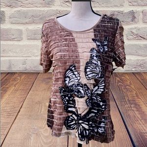 NOTATIONS Butterfly Top